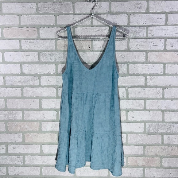 Show Me Your MuMu Emme Tank Mini Dress in Blue Sea Size S - Picture 4 of 10